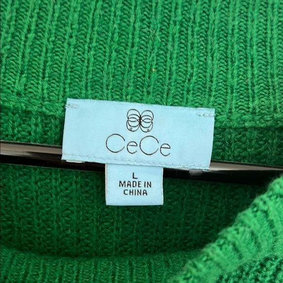 CeCe Emerald Textured Women's Sweater - Picture 2 of 5